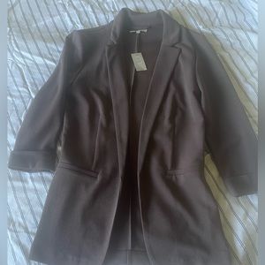 XS purple long blazer